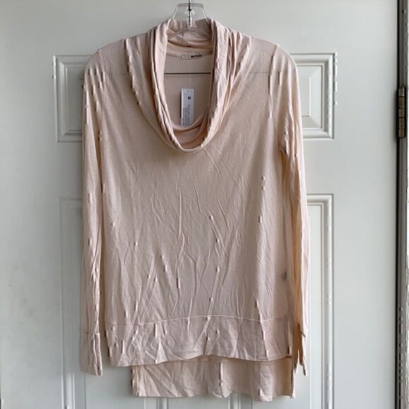 NWT La Made micro modal Mia Cowl Neck Long Sleeve Oversized Tunic XS - Picture 2 of 8